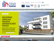 Tablet Screenshot of oisehabitat.fr